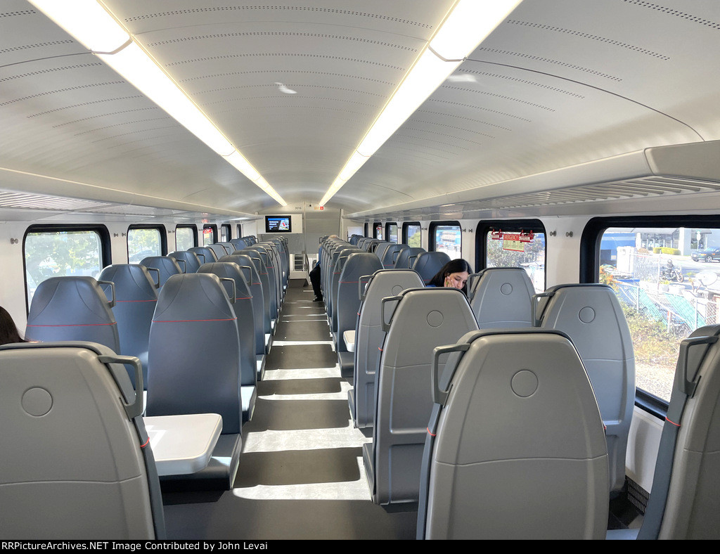 Some more interiors of the Caltrain Stadler KISS MU Cars